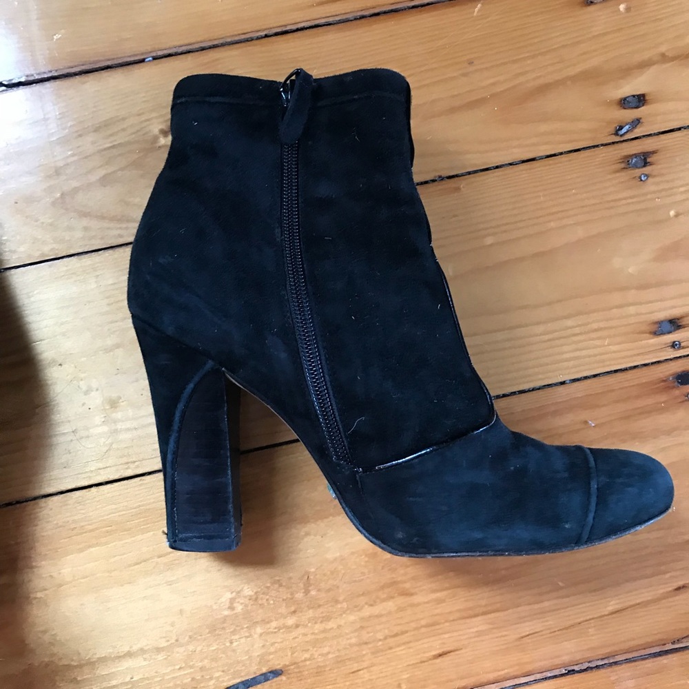 Cole Haan Black suede booties